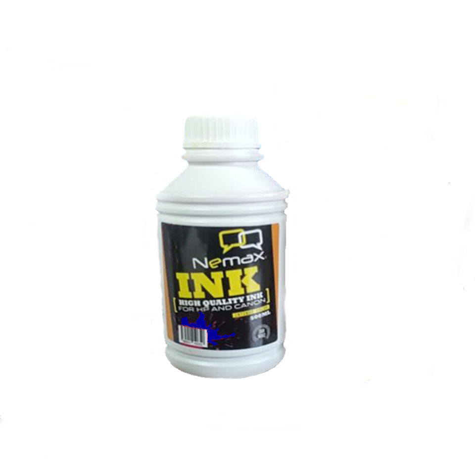 MEDIO LITRO DE TINTA NEMAX INK CIAN 500ML