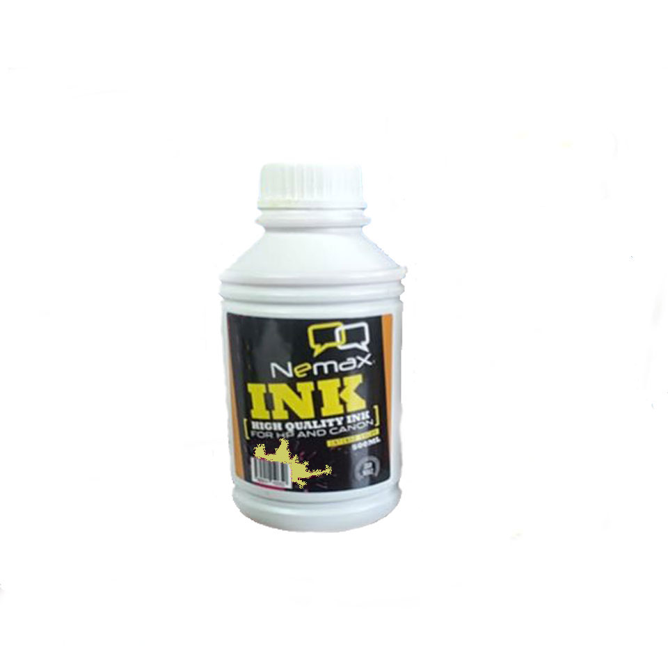 MEDIO LITRO DE TINTA NEMAX INK YELLOW 500ML