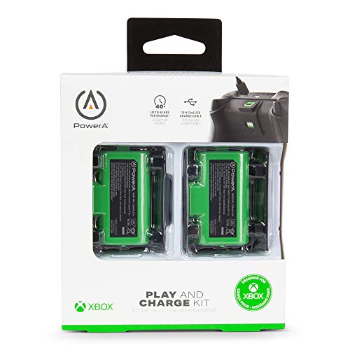 KIT BATERIAS RECARGABLES PARA CONTROL DE XBOX SERIE S/X CON CABLE USB POWERA