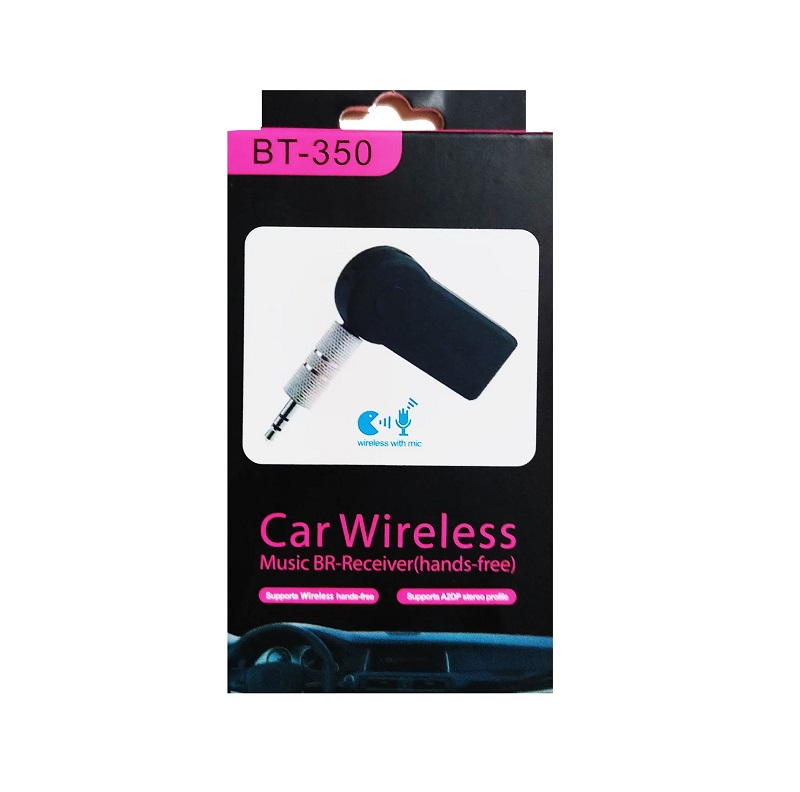 RECEPTOR BLUETOOTH CON ESPIGA AUXILIAR 3.5MM BT-350