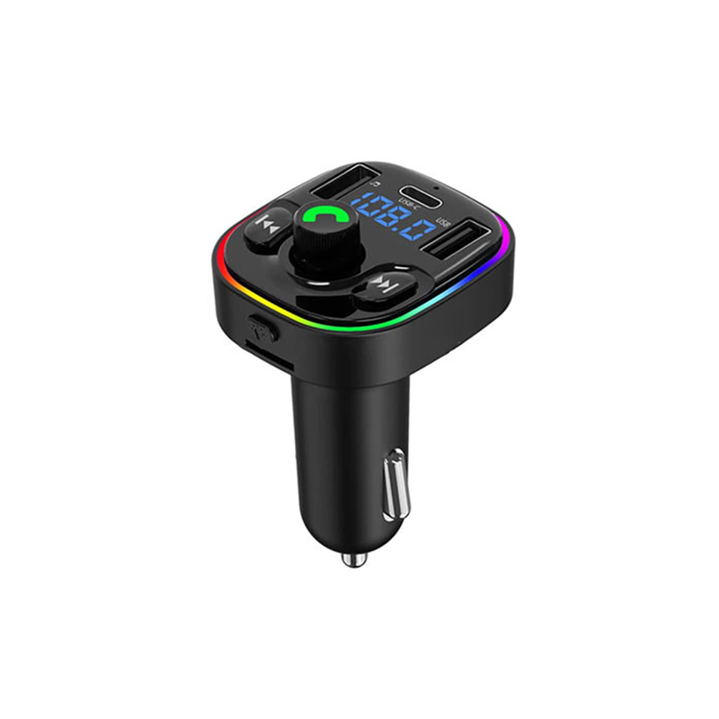 TRANSMISOR FM PARA VEHICULO BLUETOOTH SALIDA USB TIPO C KOS-C7