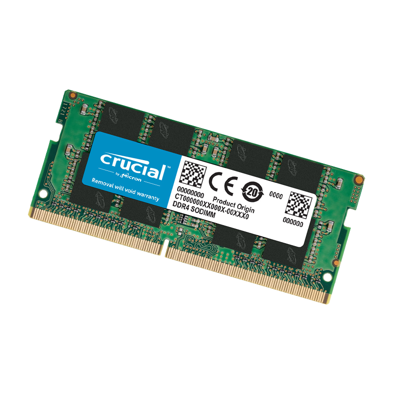 MEMORIA RAM DDR4 CRUCIAL 8GB PARA LAPTOP 2666MHz CB8GS2666.C8RT