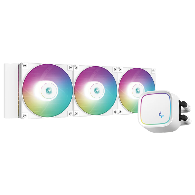 SISTEMA DE ENFRIAMIENTO LIQUIDO LE720  DEEPCOOL 360MM RGB LE720-WHMMN-G-1 LGA1700 AM5 BLANCO