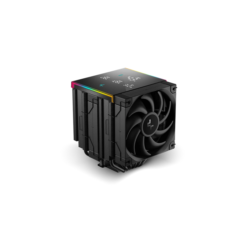 DISIPADOR DE AIRE DEEPCOOL AK620 DIGITAL PRO RGB PARA INTEL 1700 Y AMD AM5 NEGRO 