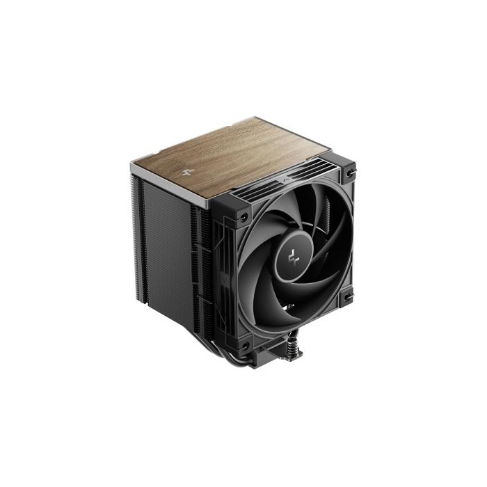 DISIPADOR DE AIRE DEEPCOOL AK500 G2 con top de madera (1851 Y AM5) NEGROR-AK500G2-BKNNMN-GJD