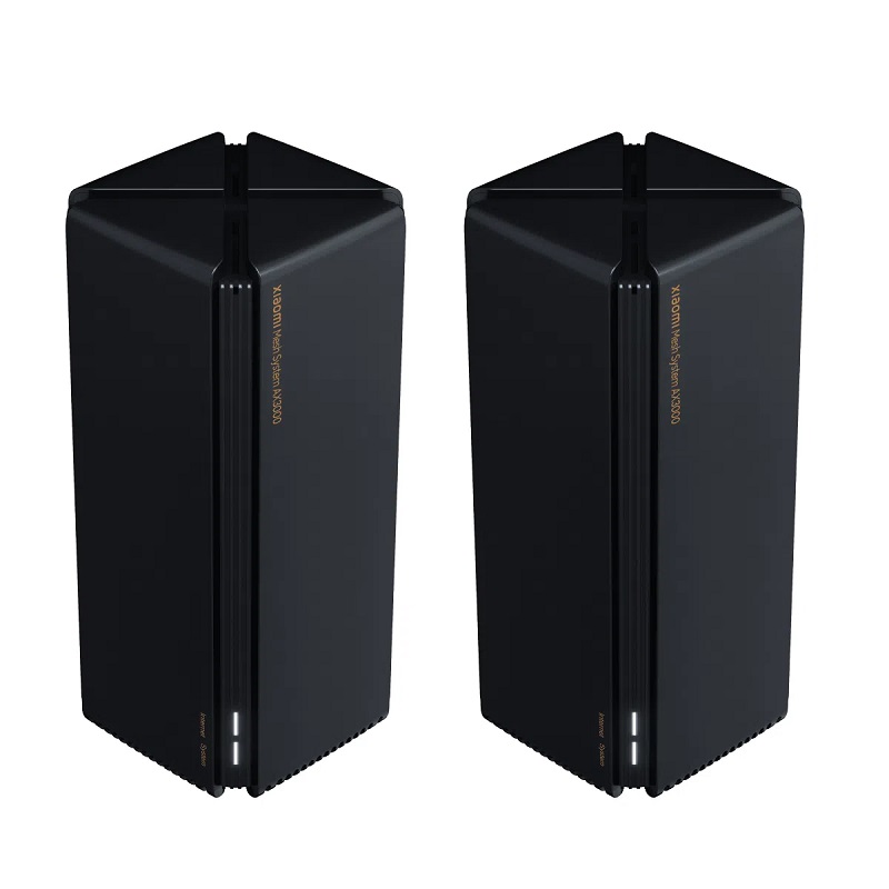 ROUTER XIAOMI SISTEMA MESH AX3000 (2PACK) DUALBAND WIFI6 33592/DVB4287GL BLACK