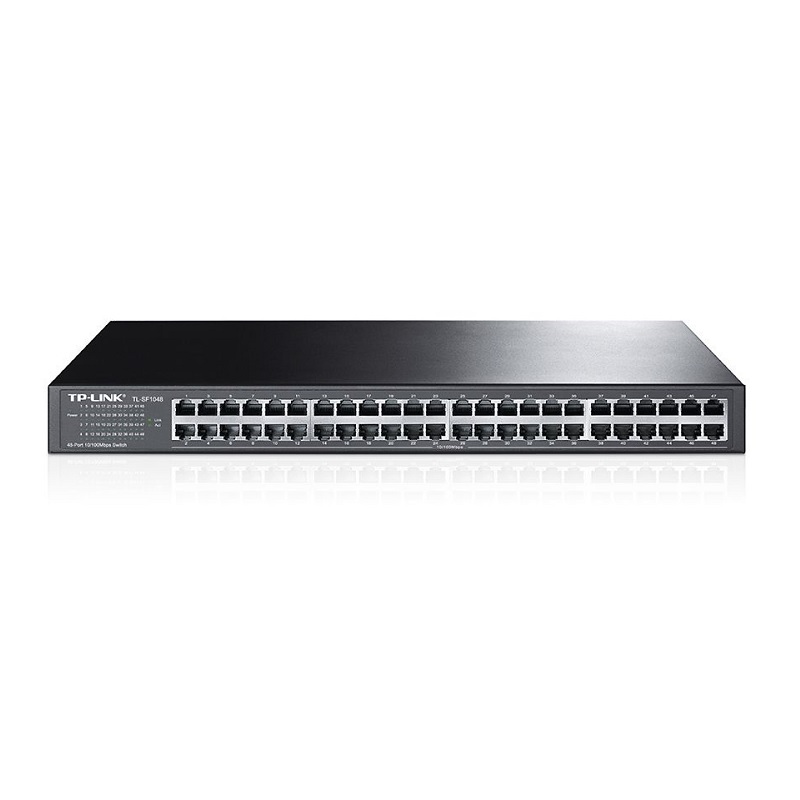 SWITCH TP-LINK 48 PUERTOS TL-SF1048 RACKMOUNT 10/100Mbps RJ45