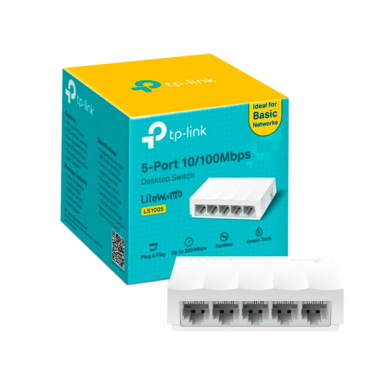 SWITCH TP-LINK LITEWAVE 5 PUERTOS LS1005