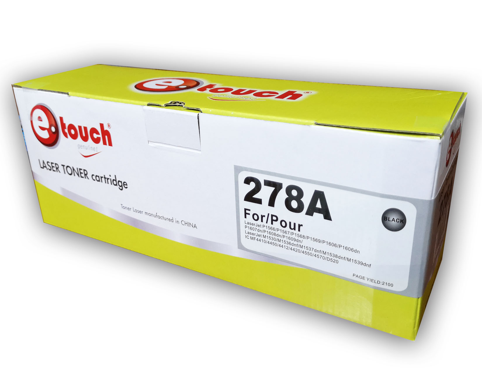 TONER ETOUCH HP 278A 1566 1606 
