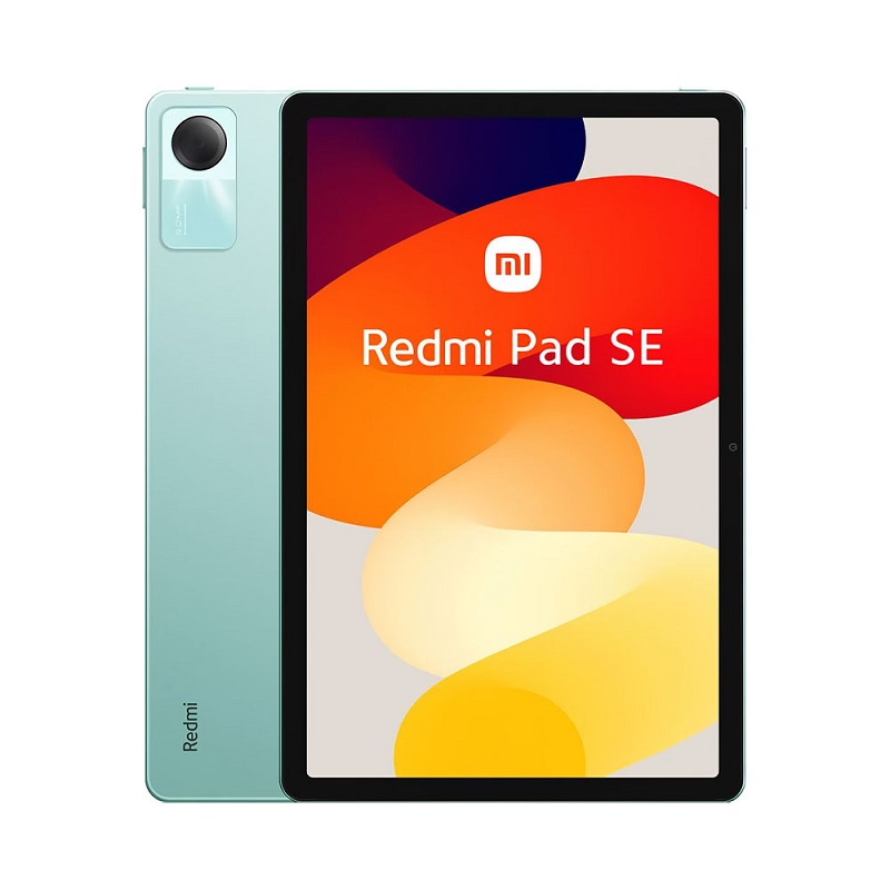 TABLET XIAOMI REDMI PAD SE  PANTALLA IPS FHD 11P 90Hz RAM 4GB ALMACENAMIENTO 128GB MINT GREEN 49948 Snapdragon 680 ANDROID MIUI 14