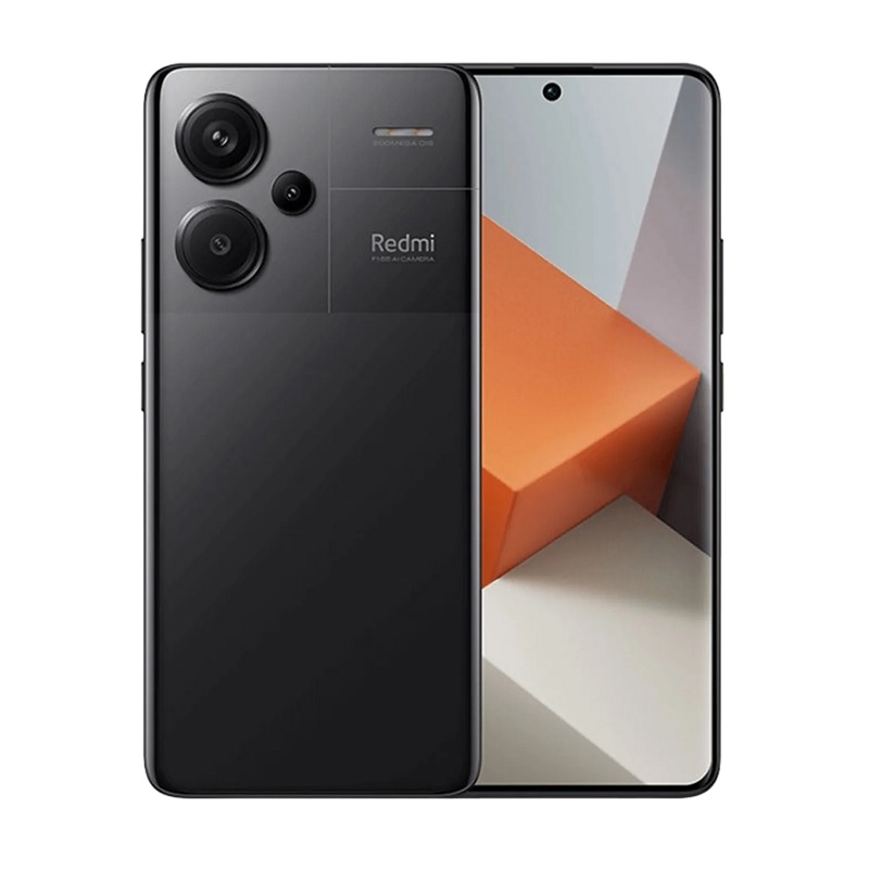 TELEFONO CELULAR XIAOMI REDMI NOTE 13 PRO+ 5G MIDNIGHT BLACK RAM 12GB ALMACENAMIENTO 512GB PANTALLA AMOLED 1.5K(2712x1220, 446PPI) 6.67P 120Hz ANDROID 13 DUALSIM 50734