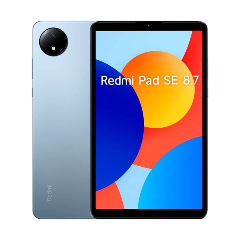 TABLET XIAOMI REDMI PAD SE  PANTALLA LCD 8.7P(1340x800) 90Hz RAM 4GB ALMACENAMIENTO 128GB SKY BLUE 58029 Xiaomi HyperOS y Android U MediaTek Helio G85