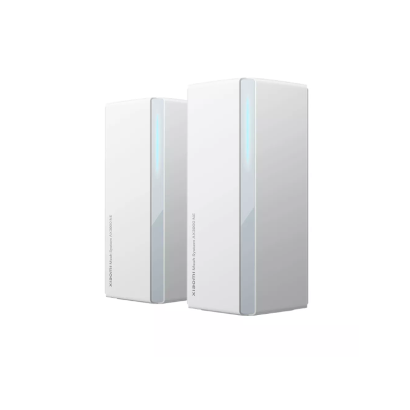 ROUTER XIAOMI SISTEMA MESH AX3000 NE (2PACK) DUALBAND WIFI6 57001 DVB4462GL BLANCO