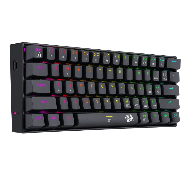 TECLADO MECANICO REDRAGON DRAGONBORN K630RGB BK SW BROWN