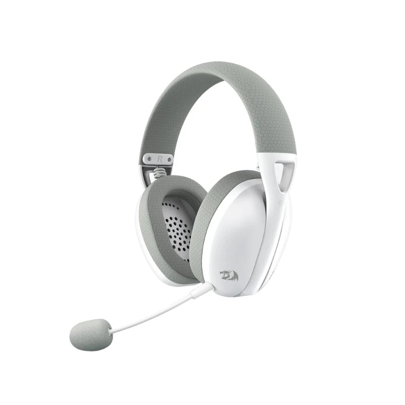 HEADSET INALAMBRICOS BT REDRAGON IRE PRO H848G GRIS/BLANCO