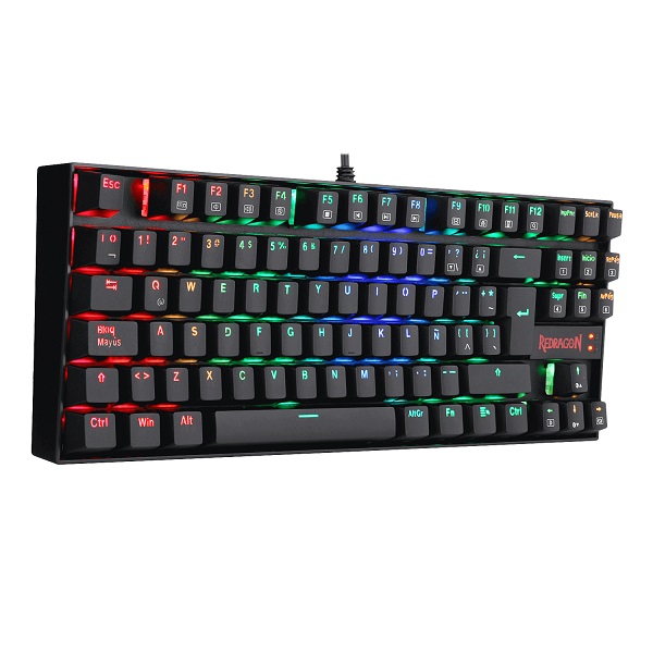 TECLADO MECANICO REDRAGON KUMARA K552RGB-1SP BLACK SW BLUE