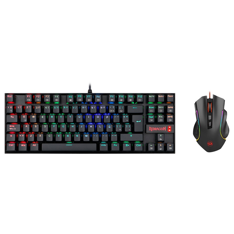 KIT REDRAGON TECLADO K552 Y MOUSE M607 K552RGB-BA-SP