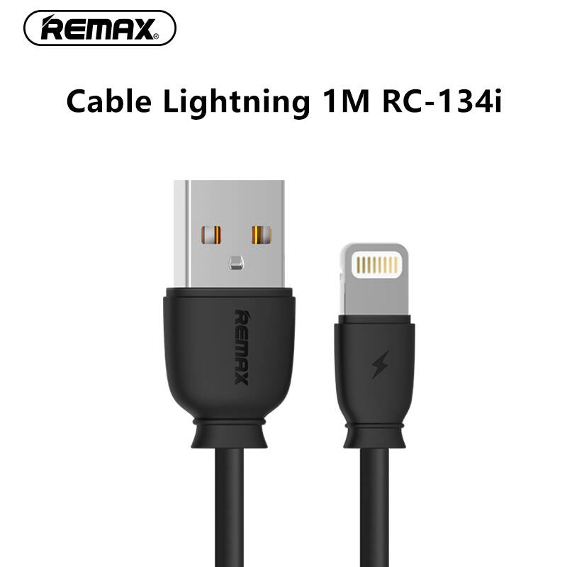 CABLE USB A LIGHTNING IPHONE REMAX RC134I BLACK
