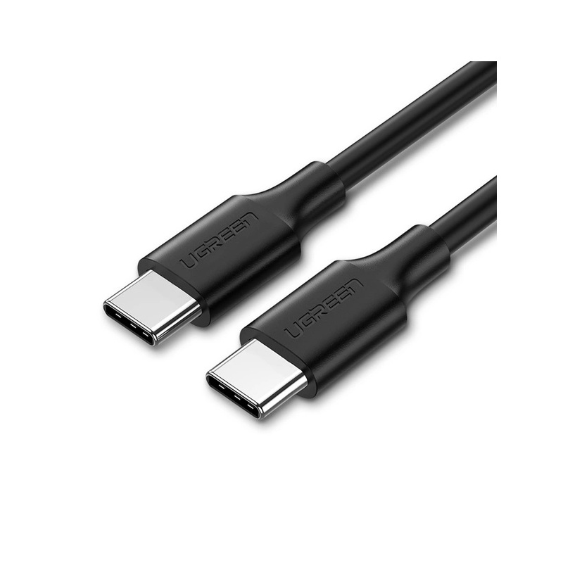 CABLE USB-C MACHO-MACHO UGREEN 60W 3MT NEGRO 60788