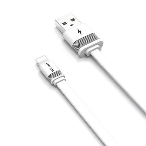 CABLE USB A LIGHTING IPHONE PRODA PDB17I WHITE