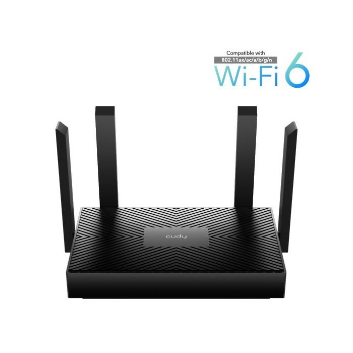 ROUTER DUALBAND WIFI 6 CUDY WR1500 AX1500 OFDMA MU-MIMO RJ45 GIGABITE