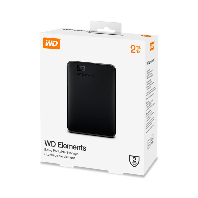 DISCO DURO EXTERNO WESTERN DIGITAL 2TB WD ELEMENT