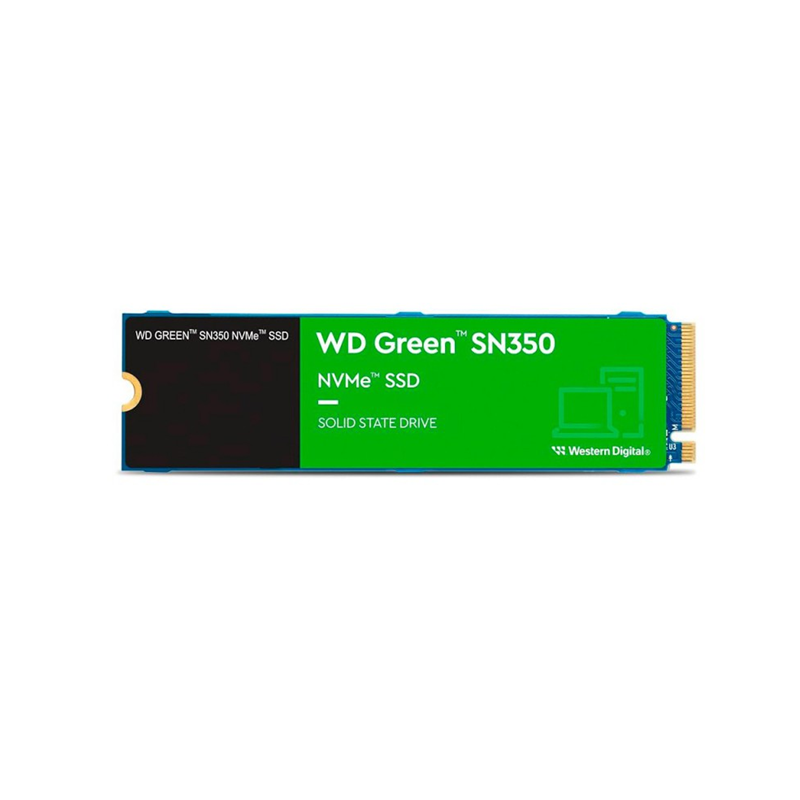 UNIDAD DE ALMACENAMIENTO M.2 WESTERN DIGITAL 500GB SN350 NVMe WDS500G2G0C