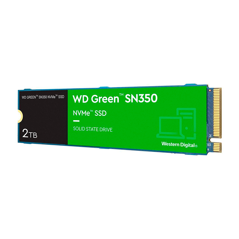 UNIDAD DE ALMACENAMIENTO M.2 WD GREEN 2TB SN350 WDS200T3G0C-00AZL0 WESTERN DIGITAL