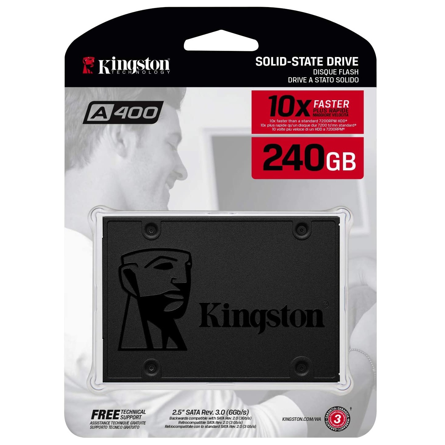 DISCO SOLIDO SSD KINGSTON 240GB A400 SA400S37/240G