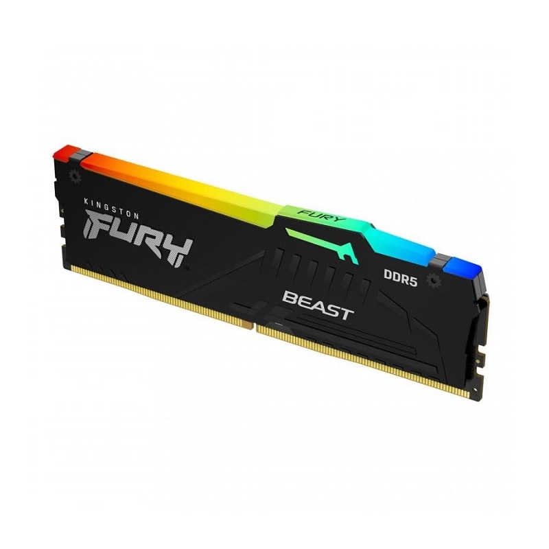 MEMORIA RAM DDR5 KINGSTON FURY BEAST 32GB RGB KF548C38BBA-32 4800MT/s PC