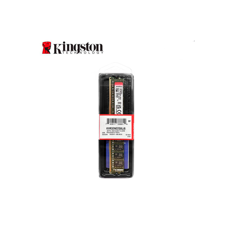 MEMORIA RAM KINGSTON DDR4 8GB 3200MHz KVR32N22S8L/8 PC 