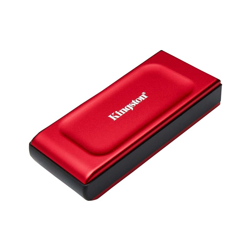 DISCO SOLIDO EXTERNO KINGSTON 1TB  USB-C A USB-A SXS1000R/1000G ROJO