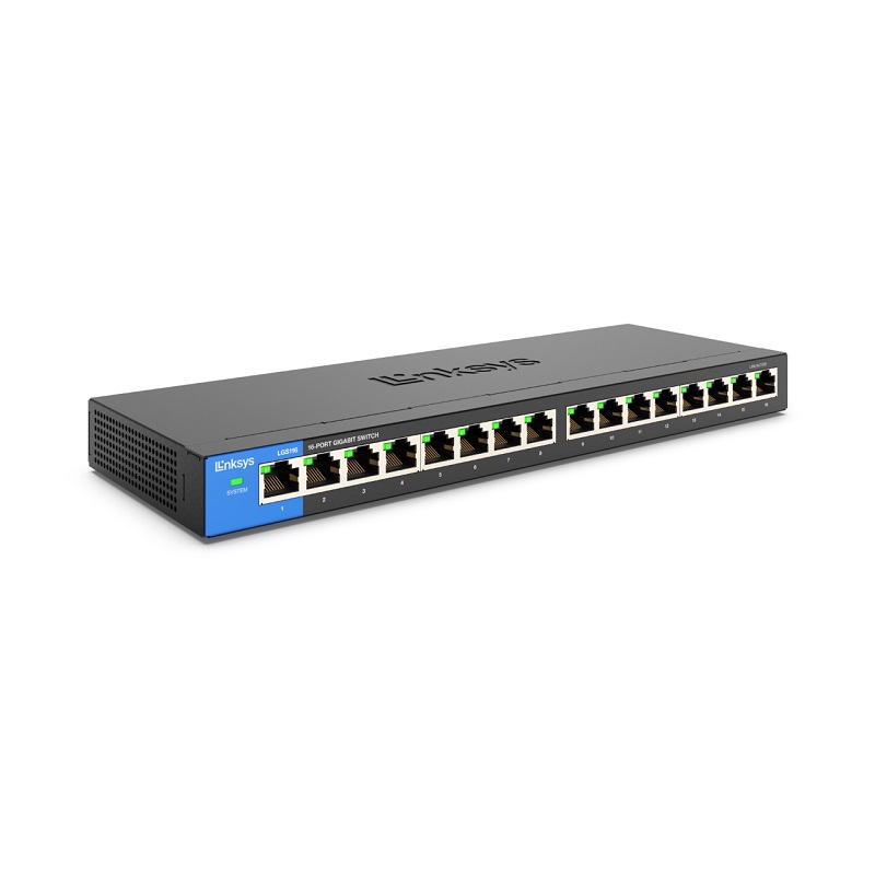 SWITCH GIGABIT LINKSYS 16 PUERTOS  LGS116