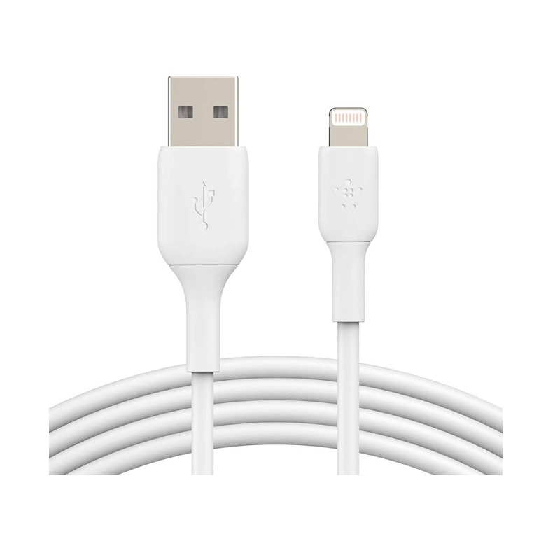 CABLE USB-A A LIGHTING IPHONE BELKIN 1MT BLANCO CAA001BT1MWH