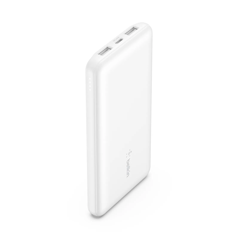 POWERBANK BELKIN 10K USB TIPO C 15W USB TIPO A 12W BPB011BTWH BLANCO