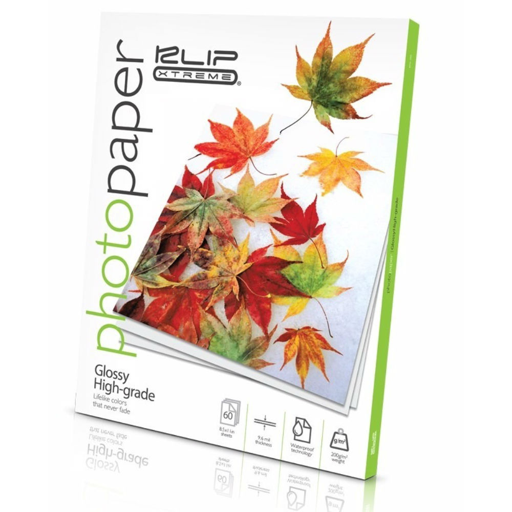 PAPEL FOTOGRAFICO KLIPXTREME KPG160 T/C 60U GLOSSY 