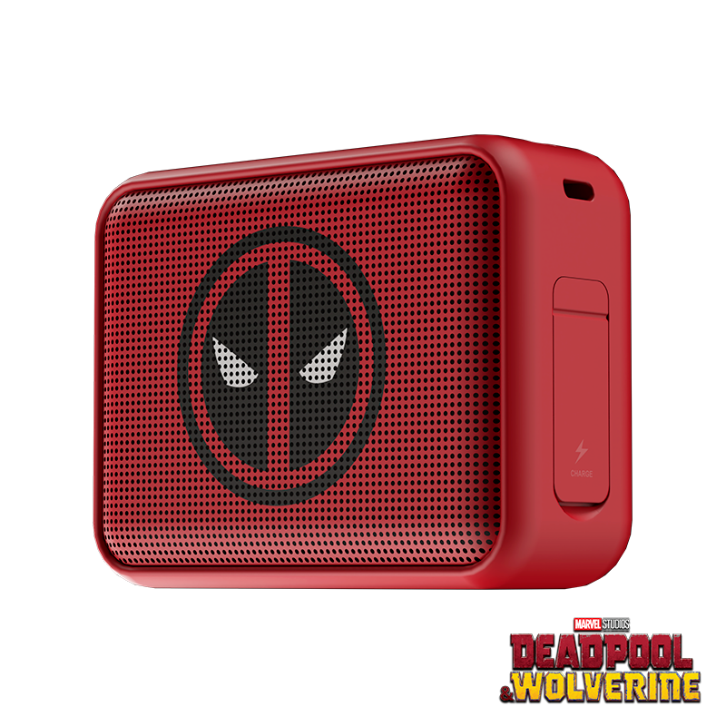 BOCINA PORTATIL BLUETOOTH KLIP XTREME NITRO DEADPOOL KBS-025MD-D TWS IPX7 6W RMS RECARGABLE 