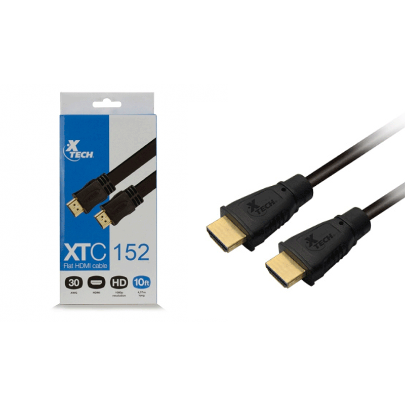 CABLE HDMI MACHO-MACHO 10FT XTECH XTC152