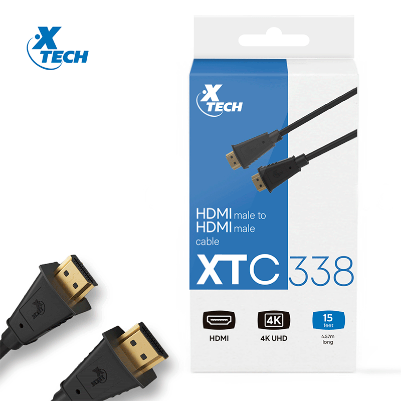 CABLE HDMI MACHO-MACHO 15FT XTECH XTC338