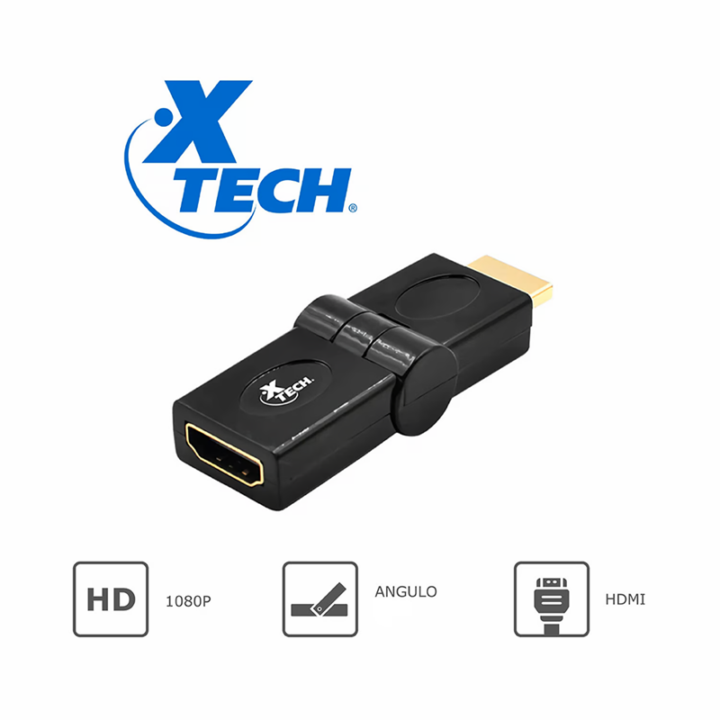 UNION HDMI MACHO HEMBRA EN ANGULO 170G XTECH XTC347