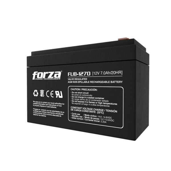 BATERIA PARA UPS FORZA 12V/7AMP FUB1270