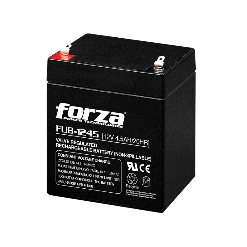 BATERIA PARA UPS FORZA 12V/4.5A FUB1245