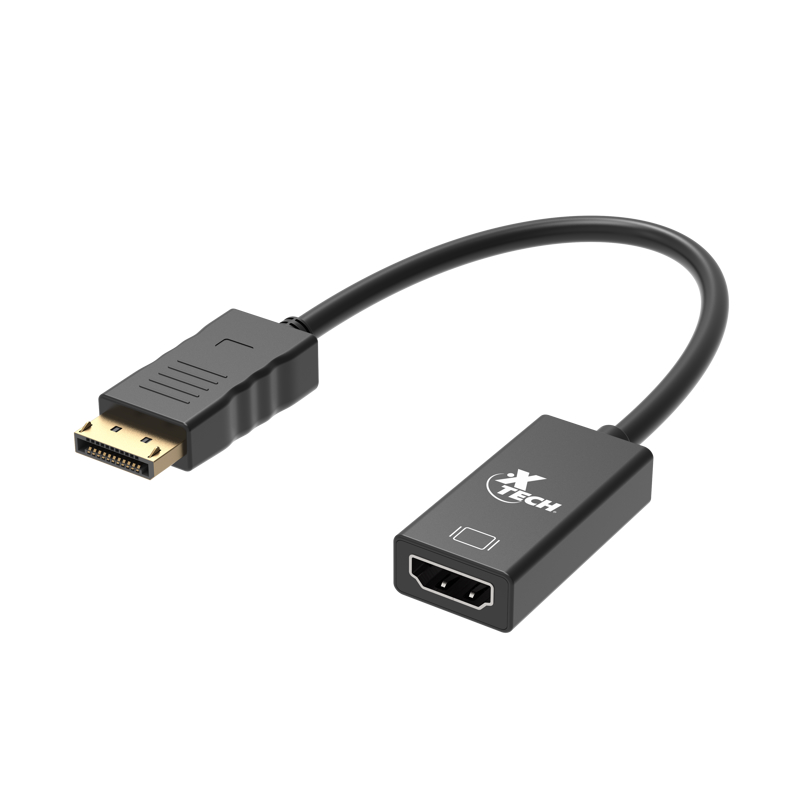 CONVERTIDOR DE DISPLAYPORT A HDMI HEMBRA XTECH XTC378