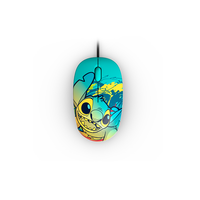 MOUSE USB DISNEY STITCH AZUL XTM-D406S-BL