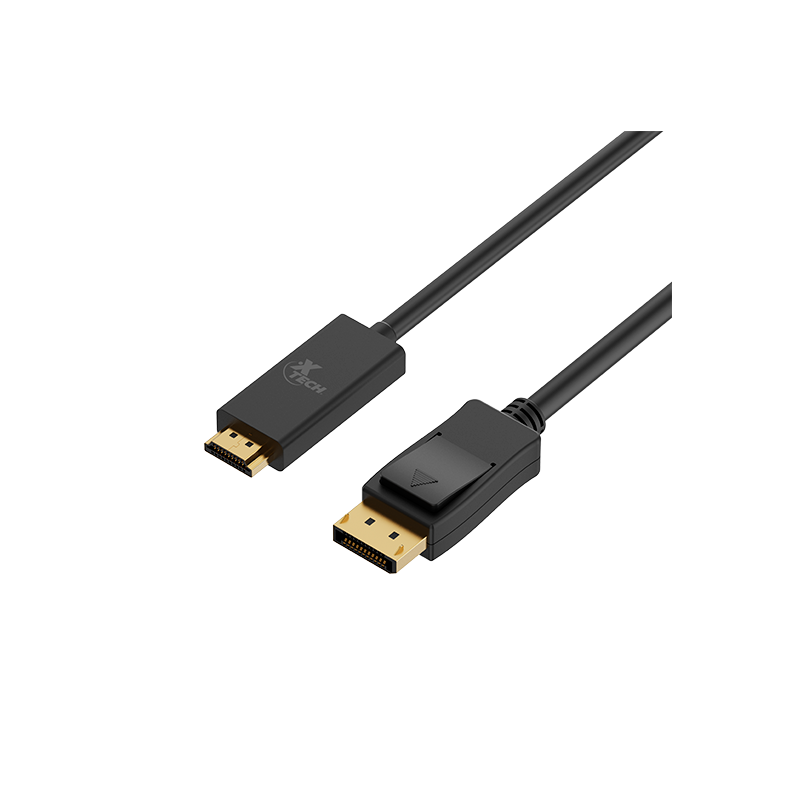 CABLE DISPLAY PORT A HDMI MACHO-MACHO XTECH XTC359 10FT