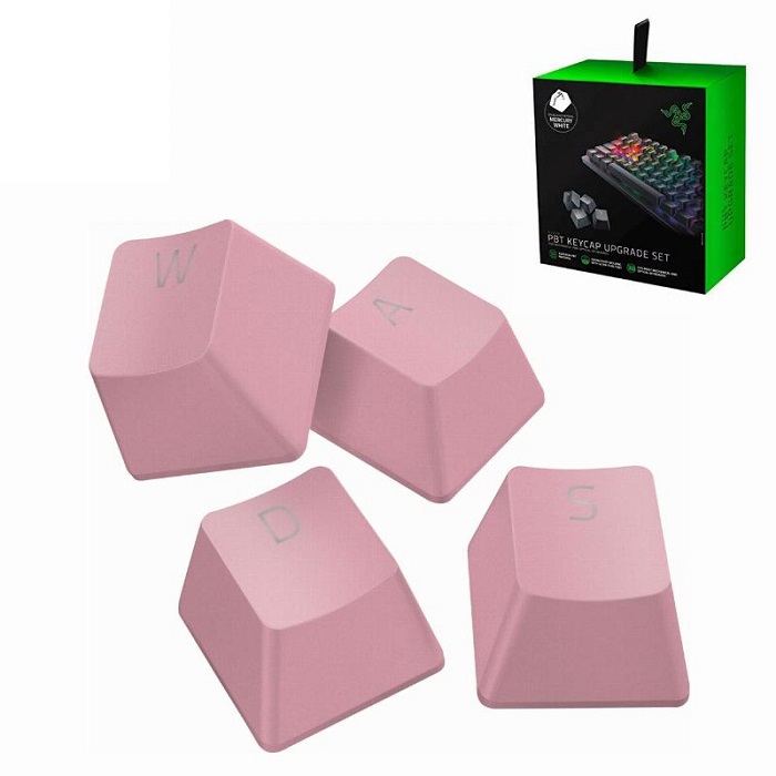 PBT KEYCAP UPGRADE SET RAZER QUARTZ PINK RC21-01490300-R3M1