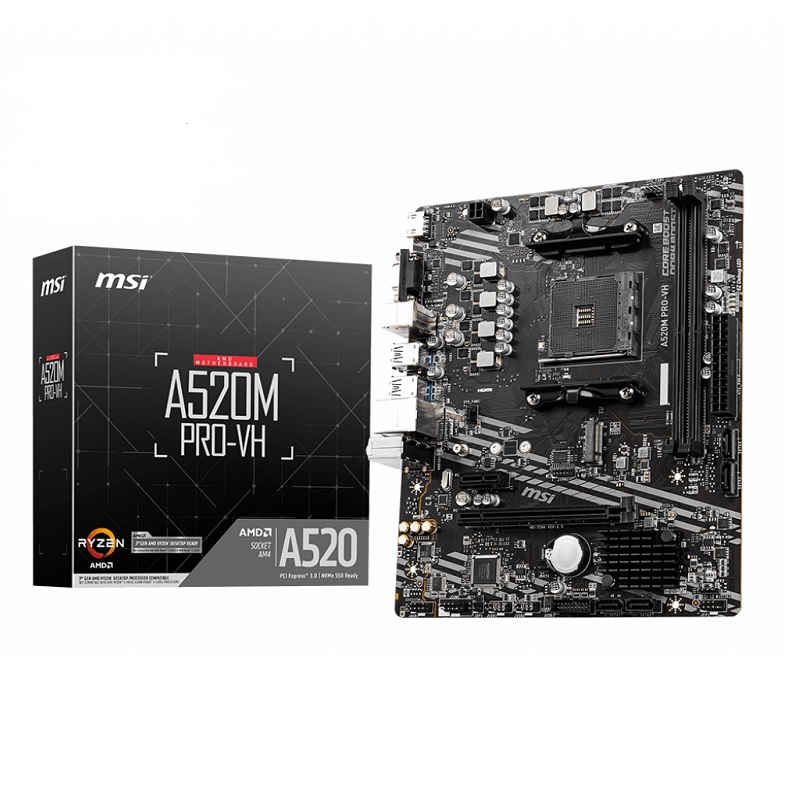 MOTHERBOARD MSI A520M PRO-VH AM4 911-7C96-017