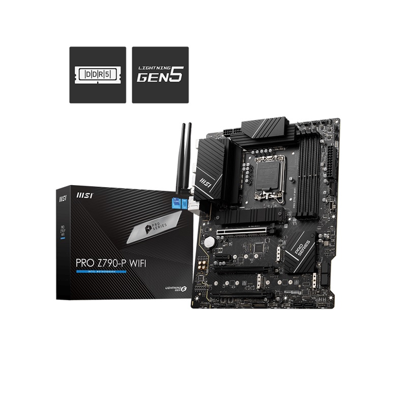 MOTHERBOARD MSI PRO Z790-P WIFI LGA1700 DDR5 WIFI 6E + BT 5.2 911-7E06-010