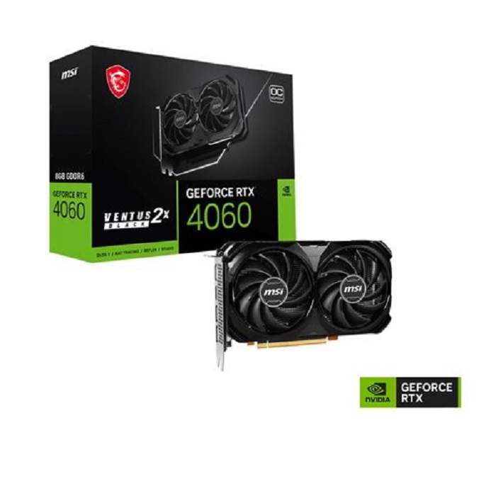 TARJETA DE VIDEO MSI VENTUS 2X RTX4060 8GB GDDR6 912-V516-012