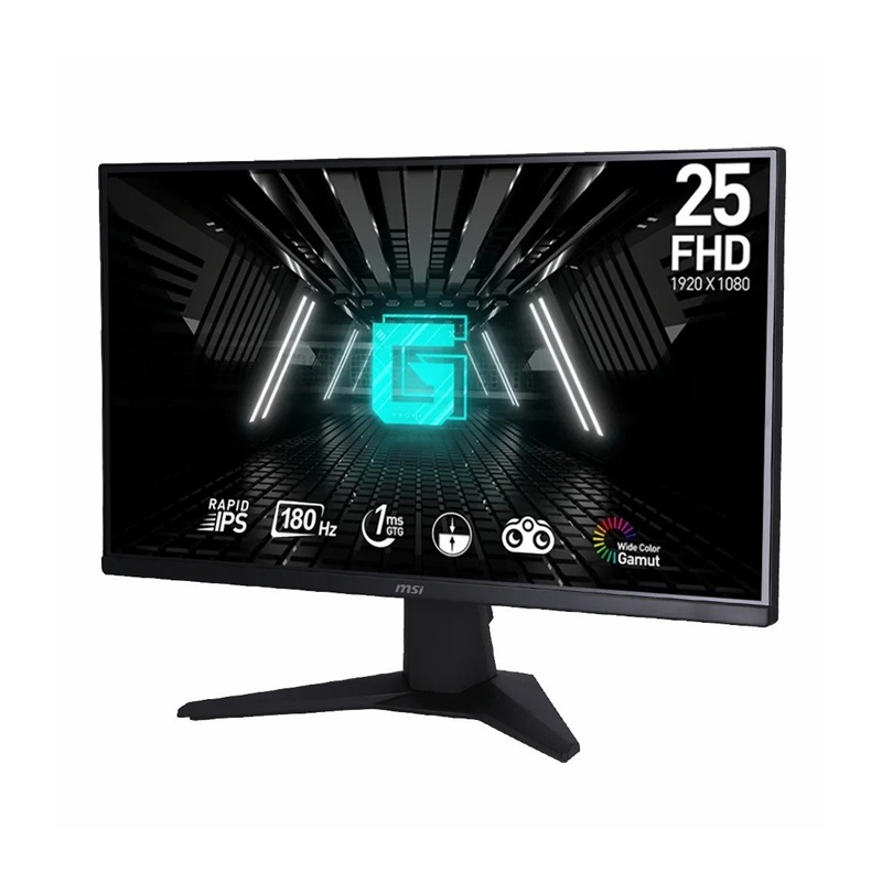 MONITOR MSI G255F PANTALLA 25P RAPID IPS FHD 180Hz 1MS GTG HDMI DP vesa